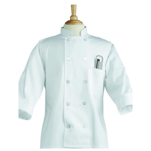 Uncommon Threads Rio chef coat sizes from XS to 2XL white 0482 